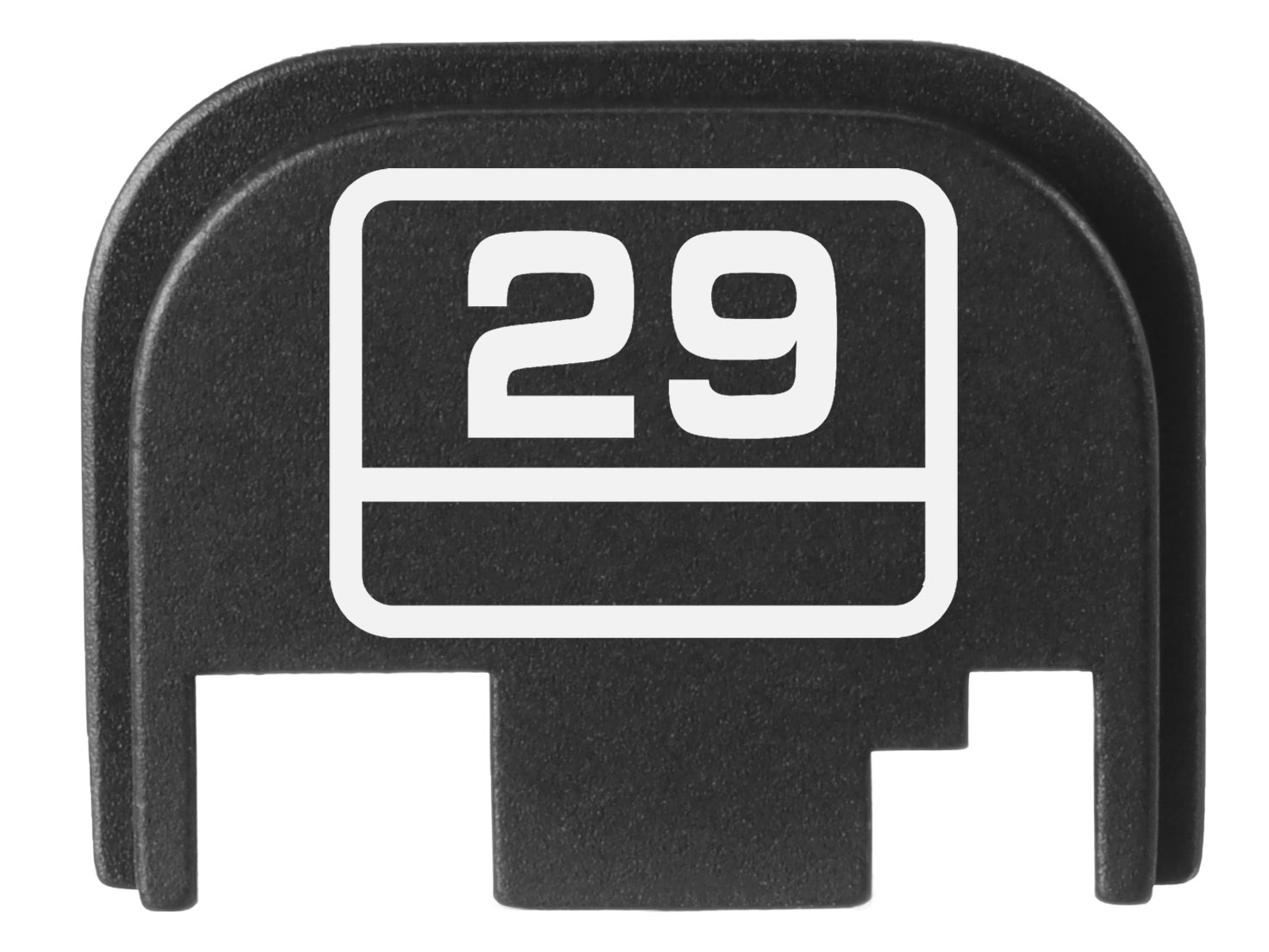 thumbnail image 2 of NDZ Performance Rear Slide Cover Plate For Glock – 6061 Aluminum, Black, Fits Gen 1-4 2 of 2