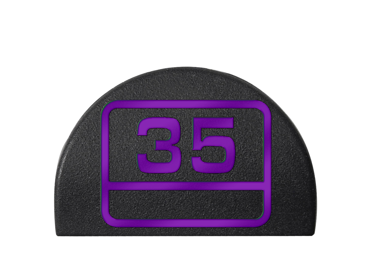 NDZ Grip Plug JP1 for Glock 17 19 21 22 23 34 35 GEN 1-3 Purple