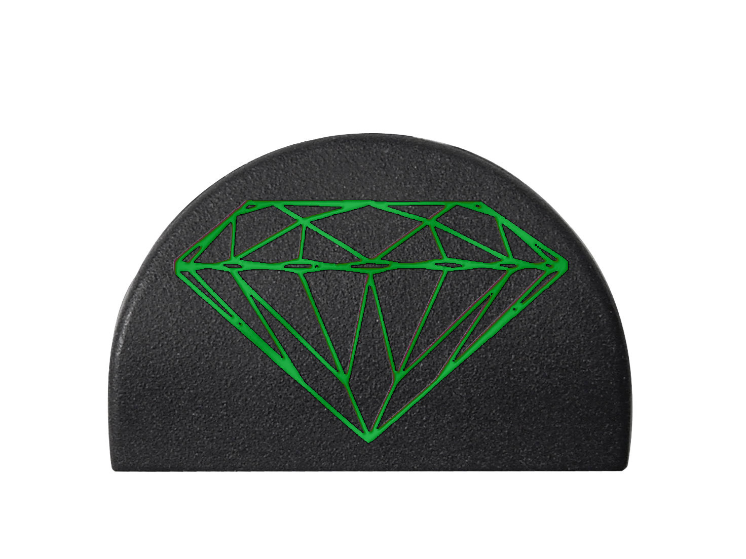 NDZ Grip Plug P1 for Glock GEN 1-3 17 19 21 22 23 34 35 Green Pick